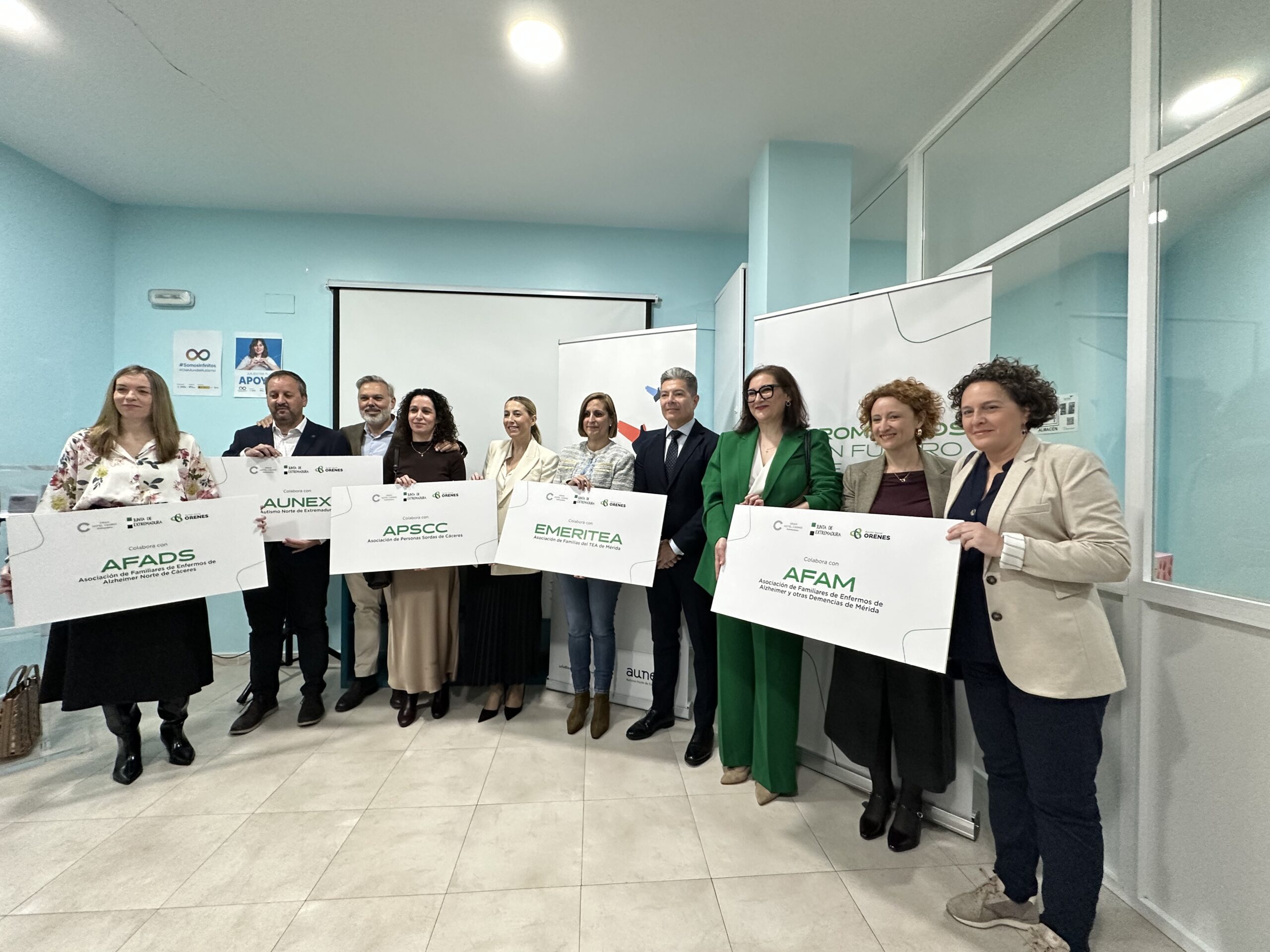 Entrega colaboraciones a entidades sociales de Extremadura